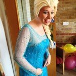 Princess Elsa arrives at St Clare Hospice