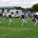 Ballet dancers performing