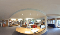 The reception at the Hospice