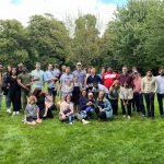 Cloud Margin at their Family Day outside on the lawn