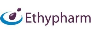 Logo reads "Ethypharm" in a maroon colour.