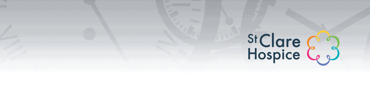 St Clare Hospice logo header